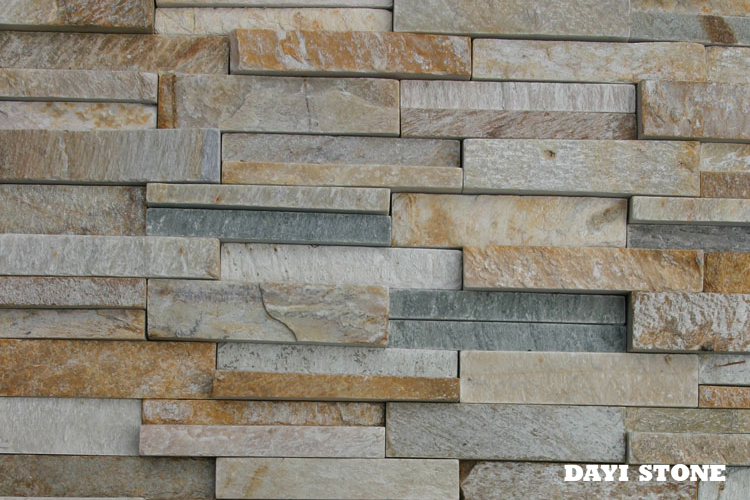 ledgestone wall slate & Light Natural Slate Stone & Quartzite Split Face - Dayi Stone